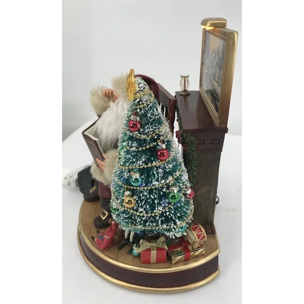 Twas the‎ Night Before Christmas Story Telling Santa Bradford COA Kinkade